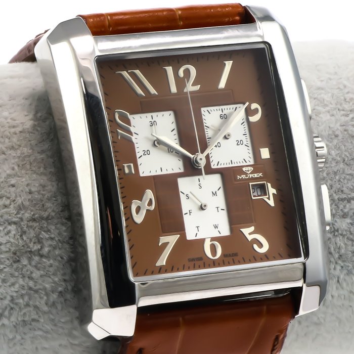 Murex - Swiss Quartz - ISX673-SL-4 - Brown Strap - Ingen mindstepris - Mænd - 2011-nu