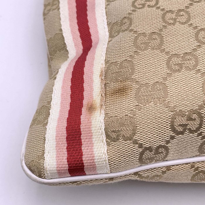 Gucci - Beige Monogram Canvas Joliecoeur Messenger - Skuldertaske