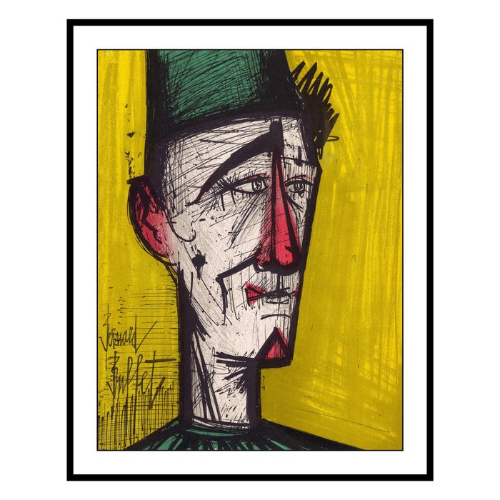 Bernard Buffet (1928-1999) - Le clown jaune