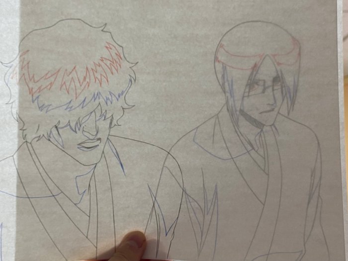 Bleach (Studio Pierrot 2004) - 2 Originale animationstegninger