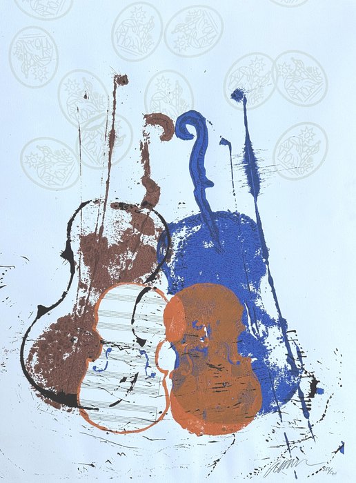 Fernandez Arman (1928-2005) - Accumulation de violon