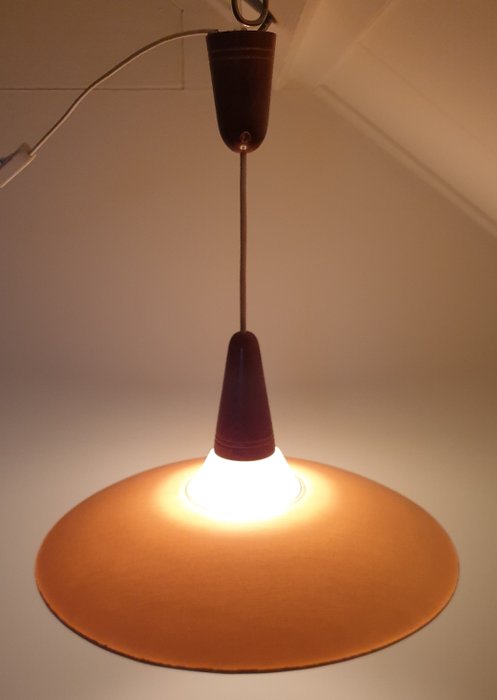 Lampe - Bakelit, Glas, Træ, plast