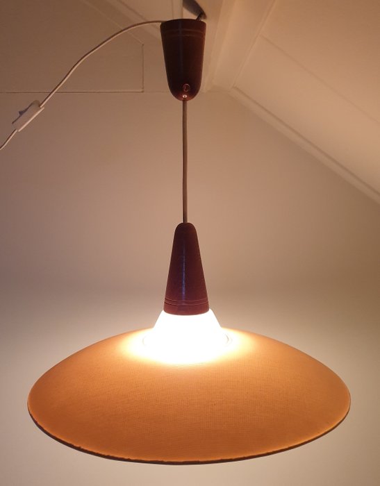 Lampe - Bakelit, Glas, Træ, plast