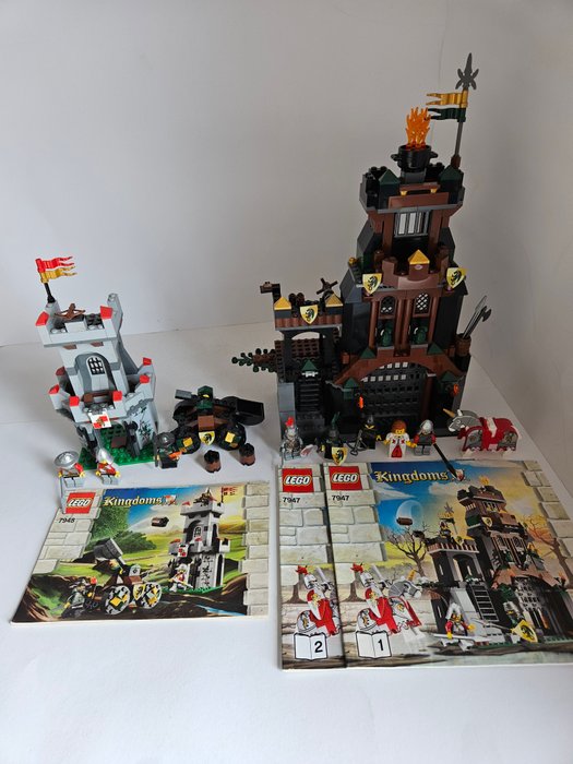 Lego - Castle Kingdom - 7947-7948 - Prison Tower Rescue-Outpost Attack