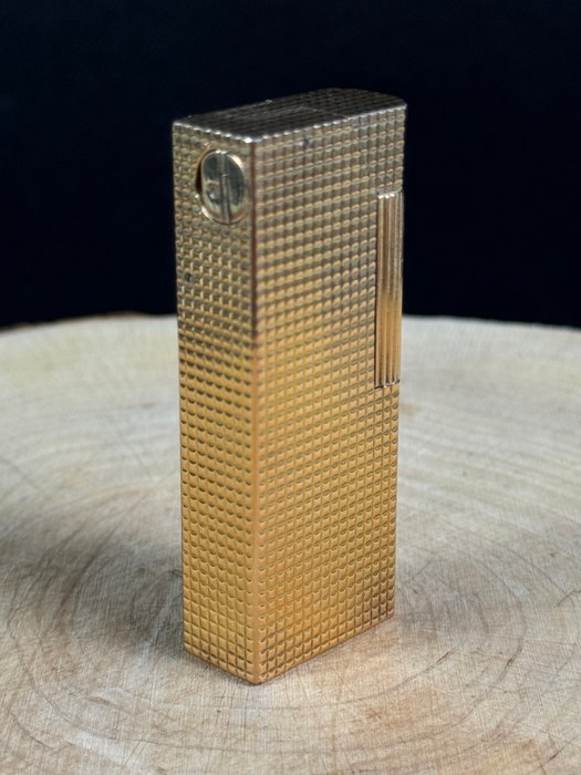 Dunhill - Gold Barley Rollagas Lighter - Lighter - Forgyldt