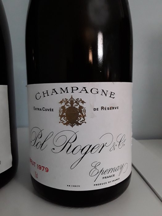 Pol Roger, Extra cuvée de réserve 1979 - Champagne Brut - 3 Flaske (0,75L)