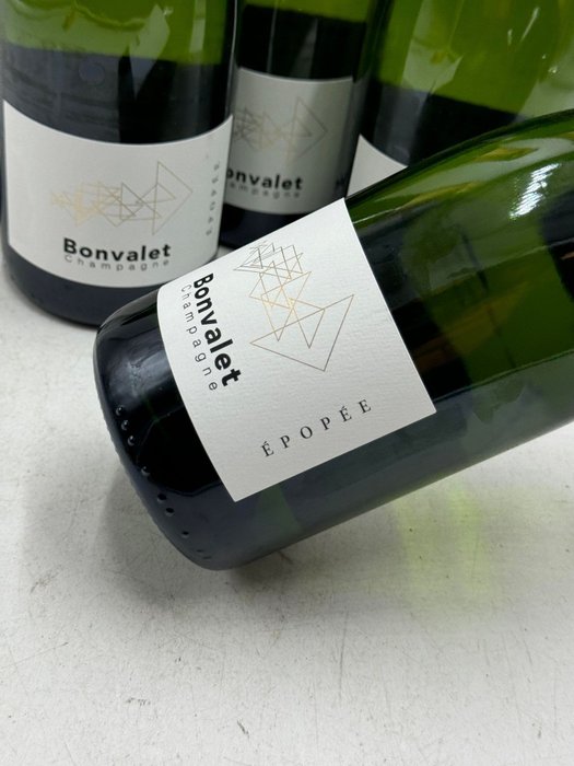 Bonvalet, épopée - Champagne Brut - 6 Flasker (0,75 L)