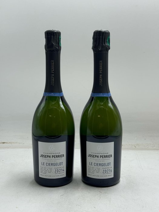 2020 Joseph Perrier, Le Ciergelot ZD214 Brut Nature - Champagne Blanc de Noirs - 2 Flasker (0,75 L)