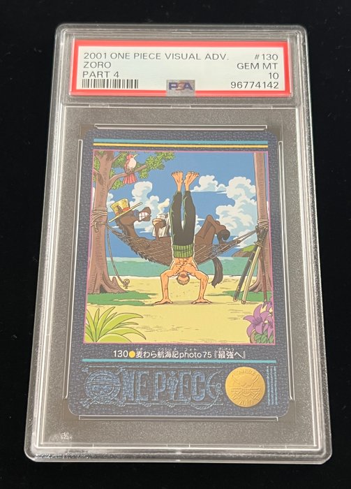 Bandai - 1 Graded card - One Piece - ZORO - PART 4 - PSA 10