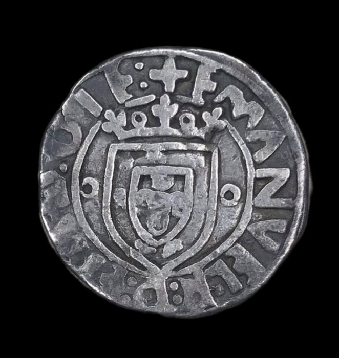 Portugal. D. Manuel I (1495-1521). Vintém (20 Reais) - - ºM.p.º - Porto - GVINE/GIE: - Legenda não Referenciada  (Ingen mindstepris)