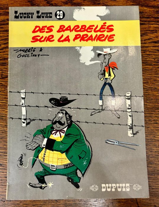 Lucky Luke T29 - Des Barbelés sur la prairie - B - 1 Album - Første udgave - 1967