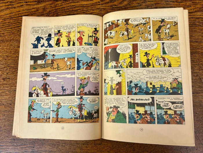 Lucky Luke T29 - Des Barbelés sur la prairie - B - 1 Album - Første udgave - 1967