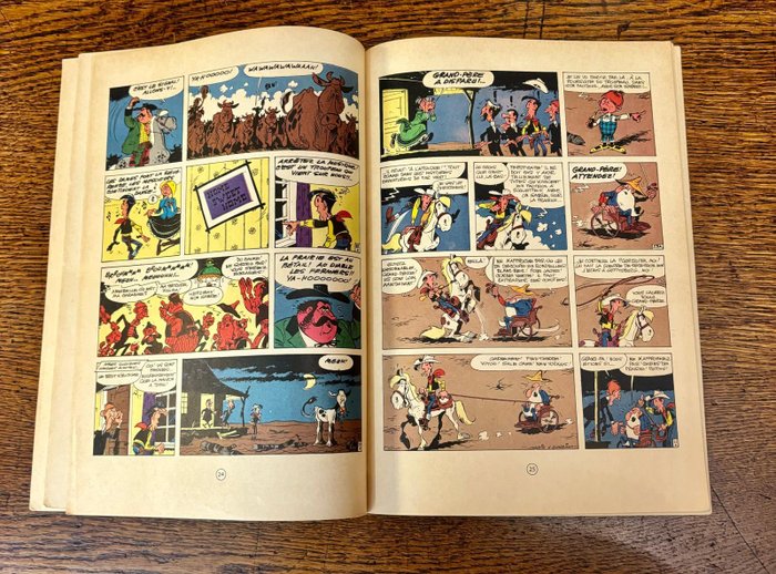 Lucky Luke T29 - Des Barbelés sur la prairie - B - 1 Album - Første udgave - 1967