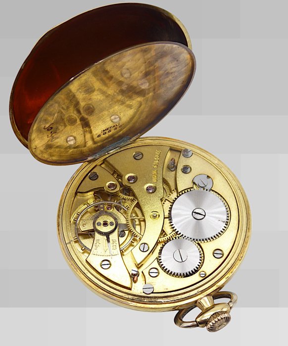 Wyler Vetta - Oro 750 (18 Kt) mod. Chronometre Pocket Watch - 68636 - 1901-1949