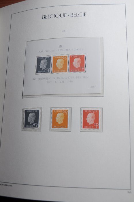 Belgien 1964/1995 - MNH-kollektion i 2 luksuriøse Leuchtturm-albums