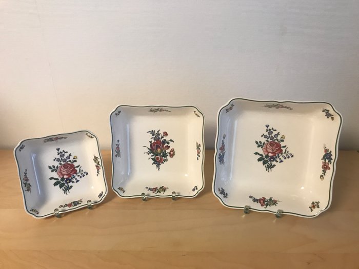 Villeroy  Boch - Middagsservice - Serveringsskåle og serveringsfade, porcelæn. Gamle Strasbourg