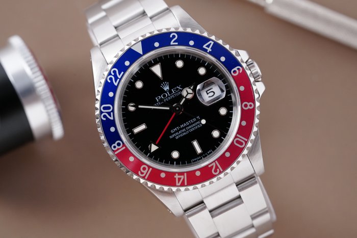 Rolex - GMT-Master II Pepsi - 16710 - Mænd - 1990-1999