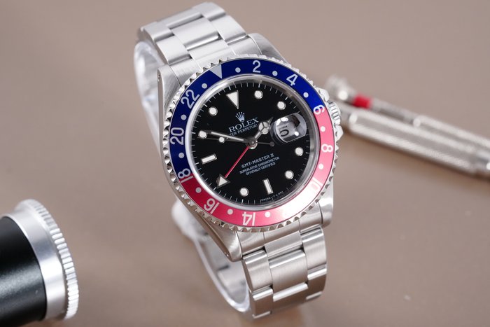 Rolex - GMT-Master II Pepsi - 16710 - Mænd - 1990-1999