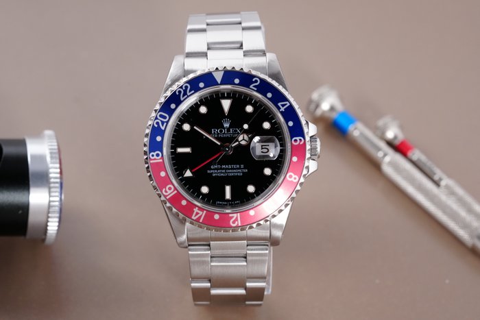 Rolex - GMT-Master II Pepsi - 16710 - Mænd - 1990-1999