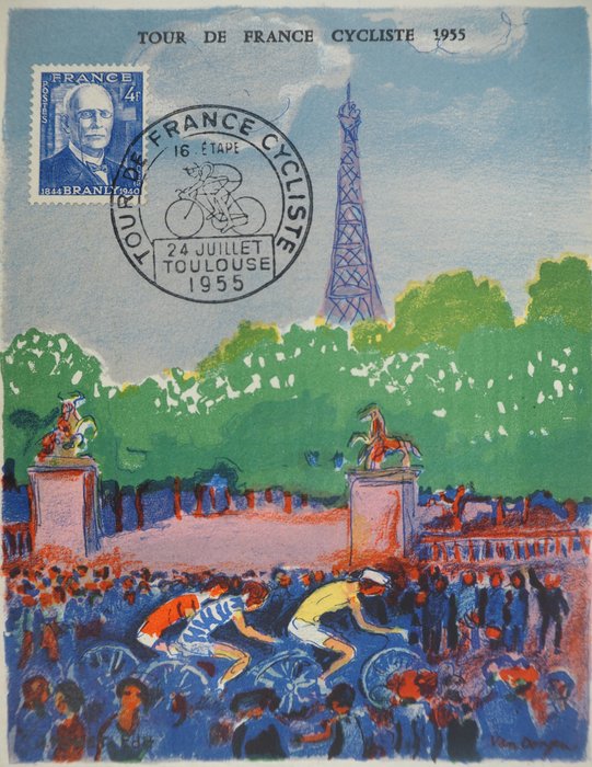 Kees Van Dongen (1877-1968) - L'arrivée du Tour de France