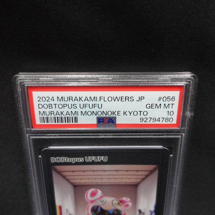 Takashi Murakami / Kaikai Kiki CO., Ltd Graded card - MURAKAMI.FLOWERS JP - DOBTOPUS UFUFU - TAKASHI MURAKAMI Mononoke KYOTO / 村上隆もののけ京都 - PSA 10