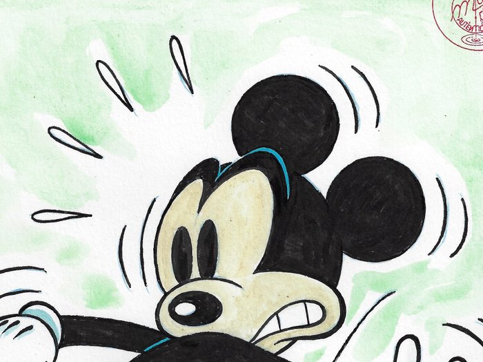 Millet - 1 Watercolour - Mickey Mouse - Vintage Style