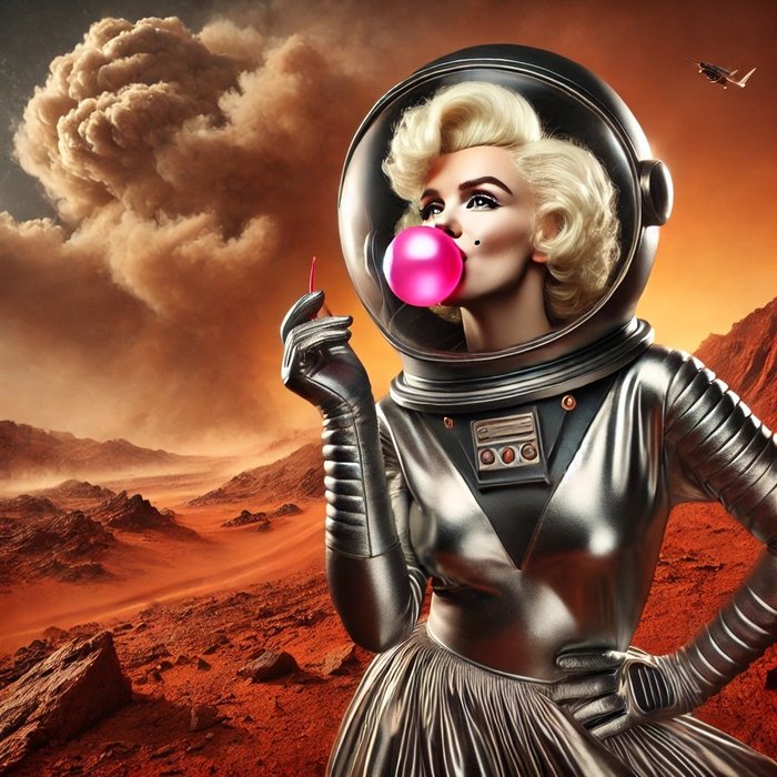 PXPART - Marilyn Monroe - Space Bubbles