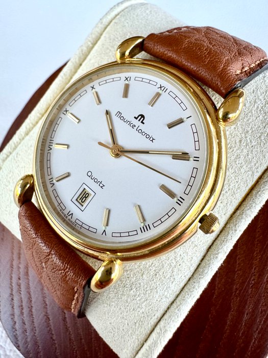 Maurice Lacroix - Classic Date - 18k Gold Electroplated G10 - Ingen mindstepris - 97124 - Mænd - 1990-1999