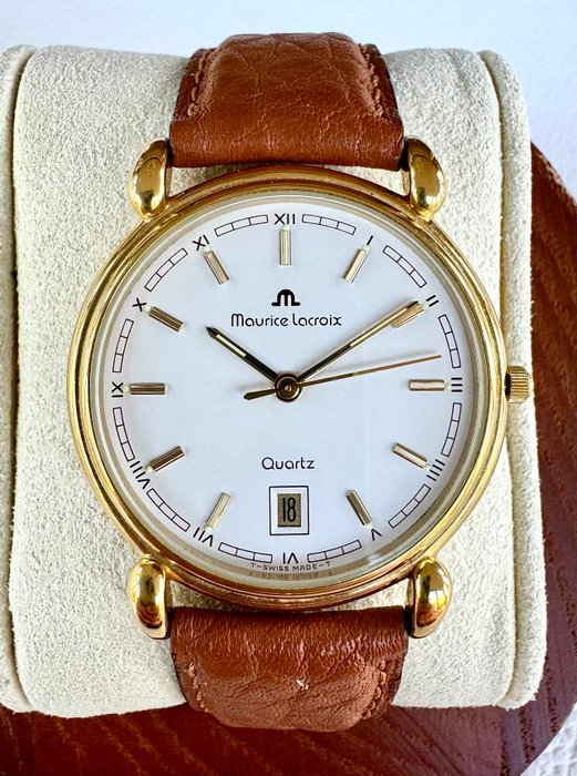 Maurice Lacroix - Classic Date - 18k Gold Electroplated G10 - Ingen mindstepris - 97124 - Mænd - 1990-1999