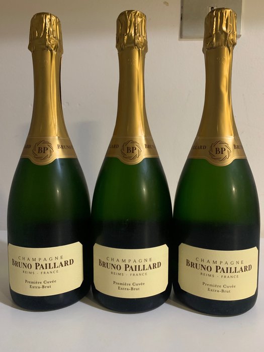 Bruno Paillard, Premiere Cuvée - Champagne Extra Brut - 3 Flasker (0,75 L)