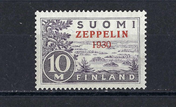 Finland 1930 - Finland Zeppelin MNH** attesterer Schwenson - Michel  161