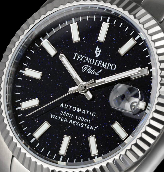 Tecnotempo - "Fluted" Limited Edition - - Ingen mindstepris - TT100FLST (Starry Sky dial) - Mænd - 2011-nu