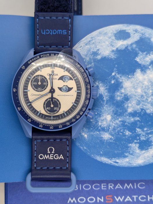 Swatch - The MoonSwatch Mission to the Super Blue Moonphase - Ingen mindstepris - Mænd - 2024