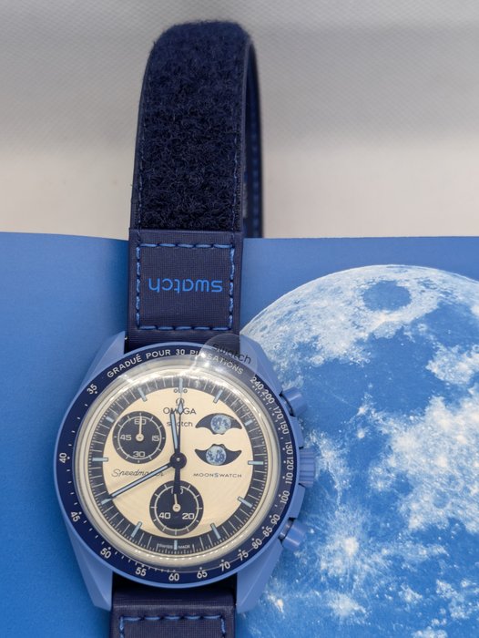 Swatch - The MoonSwatch Mission to the Super Blue Moonphase - Ingen mindstepris - Mænd - 2024