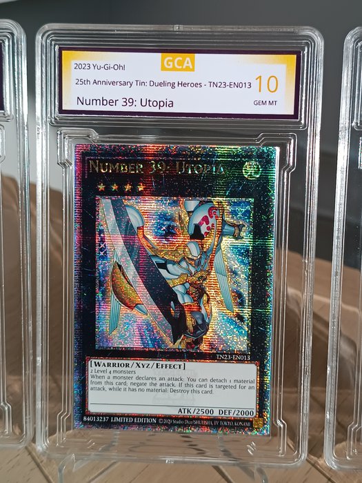 Konami - 3 Card - 3 graded cards