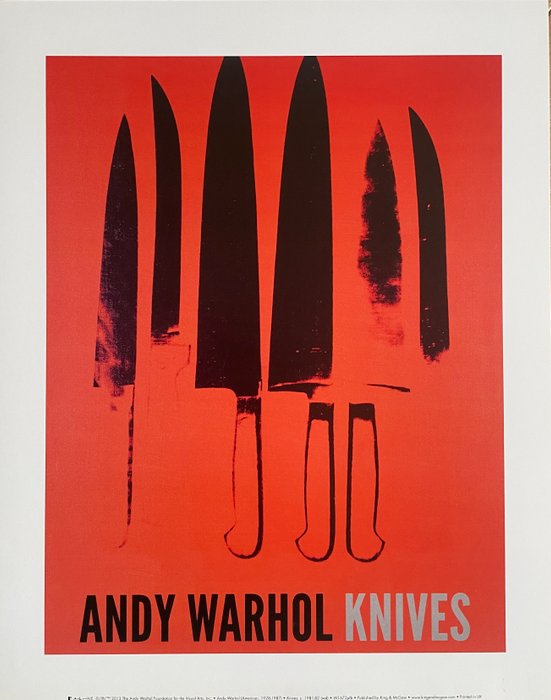 Andy Warhol (after) - (1928-1987), Knives c.1981-82, copyright 2010 The Andy Warhol Foundation for the Visual Arts, Inc,