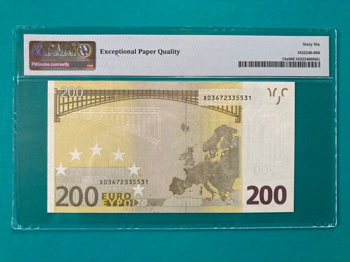 Den Europæiske Union - Tyskland. - 200 Euro 2002 - Trichet - Pick 13x