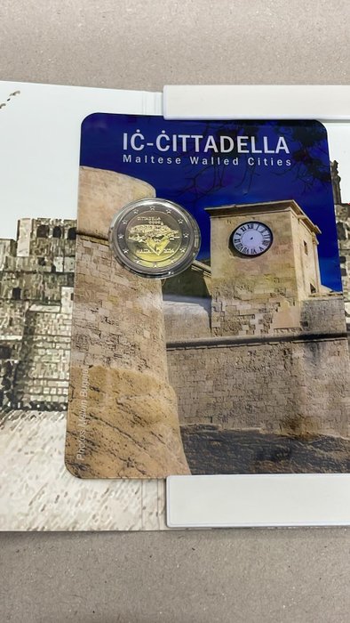 Malta. 2 Euro 2024 "Honey Bee" + "Cittadella" (2 monete)  (Ingen mindstepris)