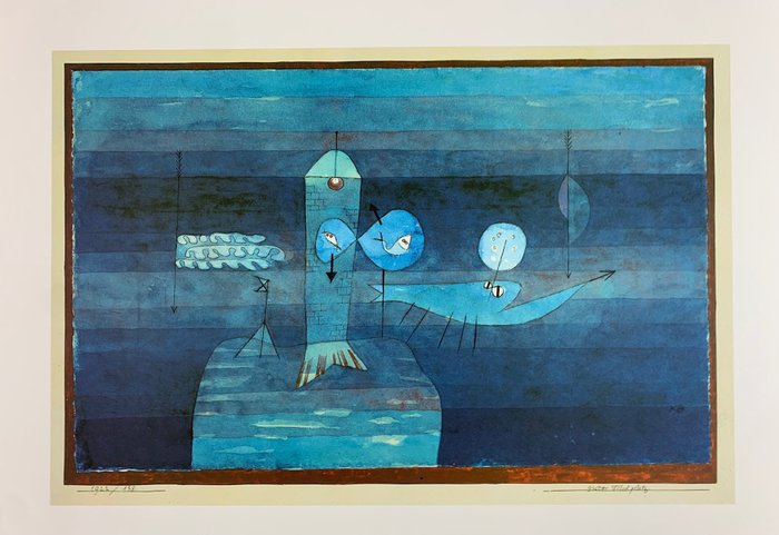 Paul Klee (1879-1940), after - Guter Fischplatz - Limited Print on Handmade Paper - 50 x 70 cm