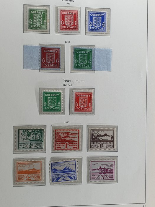 Isle de Man og Guernsey 1964/1991 - Samling i 2 Leuchtturm albums