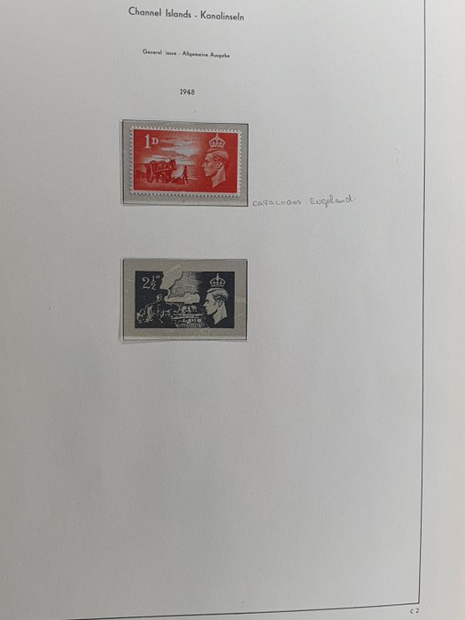 Isle de Man og Guernsey 1964/1991 - Samling i 2 Leuchtturm albums