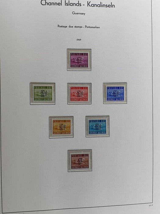 Isle de Man og Guernsey 1964/1991 - Samling i 2 Leuchtturm albums