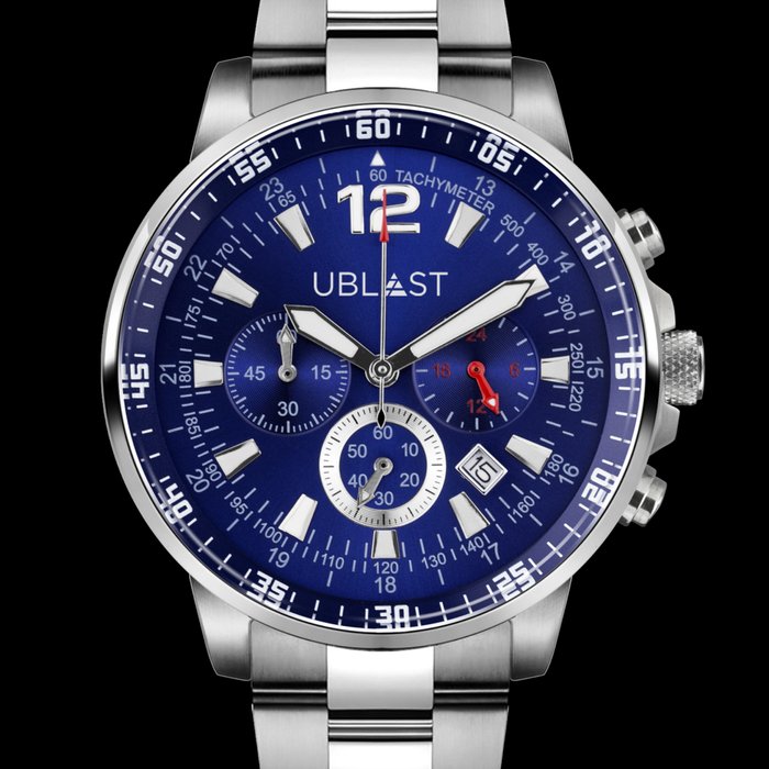 Ublast - " NO RESERVE PRICE " Street Race Chronograph - UBSR43SBU - Ingen mindstepris - Mænd - Ny