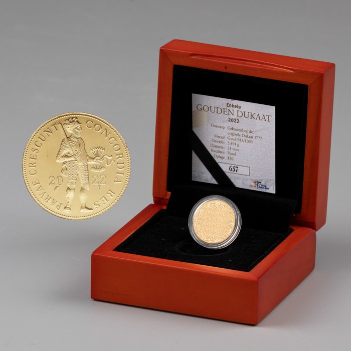 Holland. Gouden Dukaat 2022 Proof