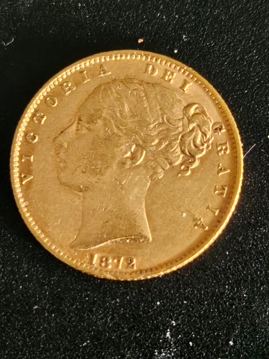 Australien Victoria (1837-1901) Sovereign 1872 Young Queen Victoria