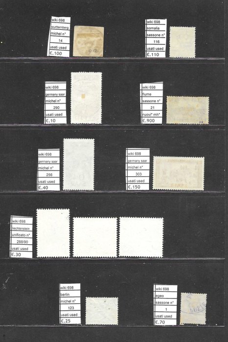 verden 1850/1950 - Samling af klassiske verdenslande stemplet og MH* +MNH** kat 3031 - yvert  scott sassone