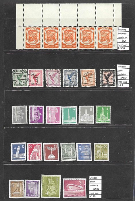 verden 1850/1950 - Samling af klassiske verdenslande stemplet og MH* +MNH** kat 3031 - yvert  scott sassone