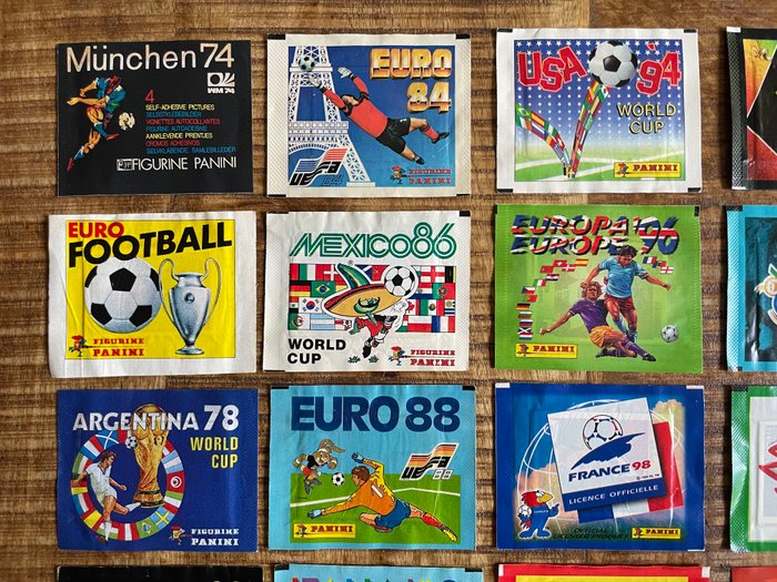 Panini - World Cups / EC / Euro Football - 1974 to 2020 - 25 Booster pack