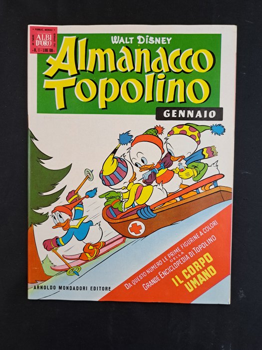 Almanacco Topolino 1961 - Con Figurine - 11 Comic - Første udgave