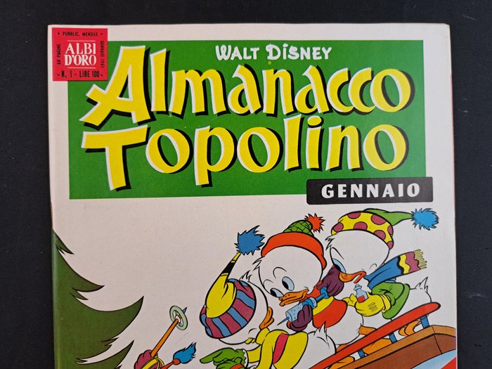 Almanacco Topolino 1961 - Con Figurine - 11 Comic - Første udgave